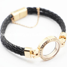 Manufacturer Wholesaler Locket Magnetic Leather Bracelet Jewelry